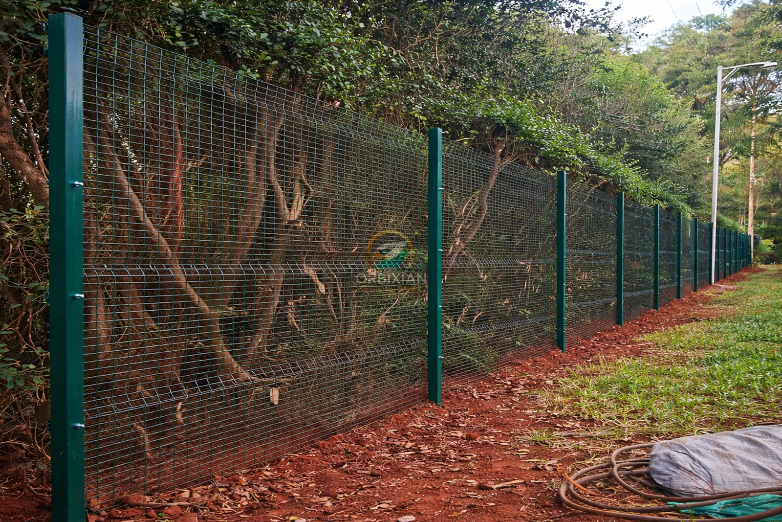 Clearview fencing installation in Karen Nairobi residential property – 2.4m high anti-climb security panels