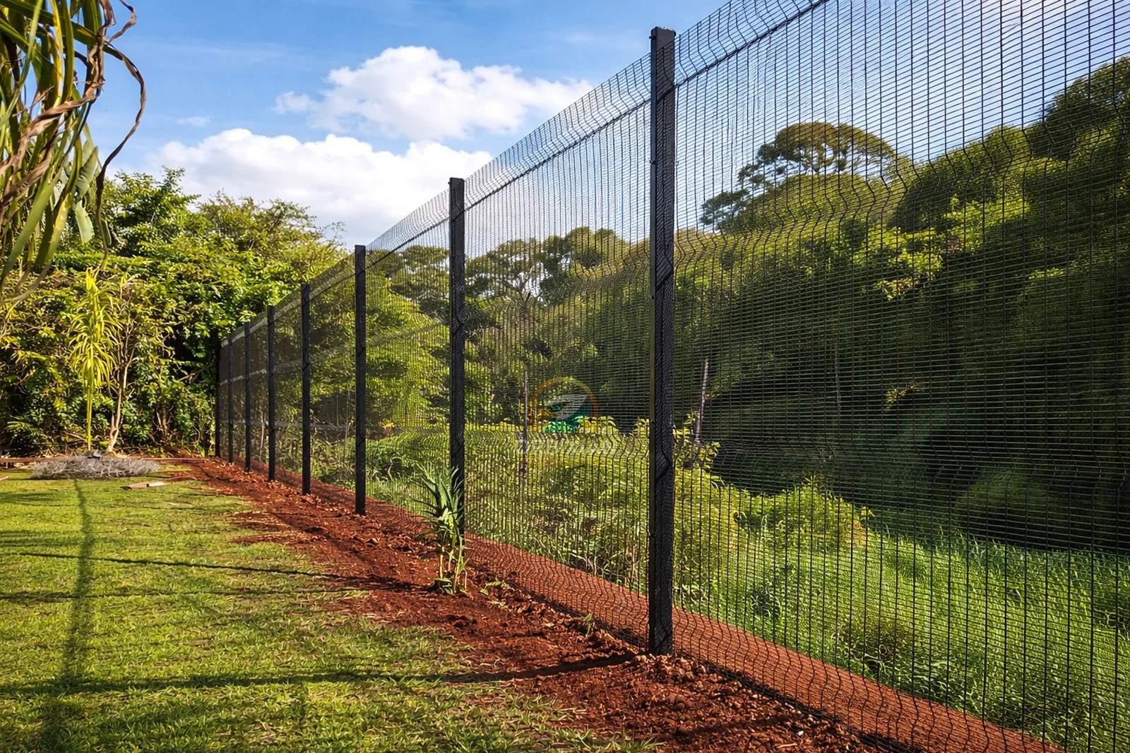 Anti-climb Clearview fencing installation for residential property in Kitisuru Nairobi