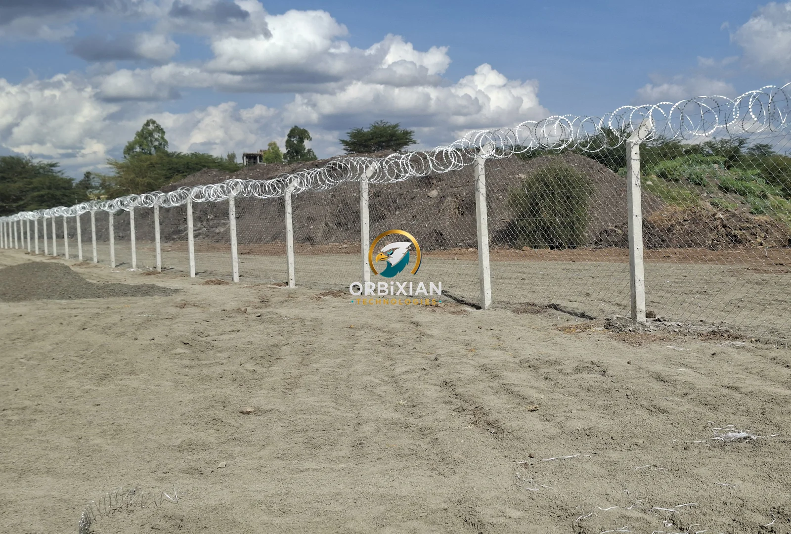 High-security 8ft chainlink fence and 450mm concertina razor wire in Athi River Kenya